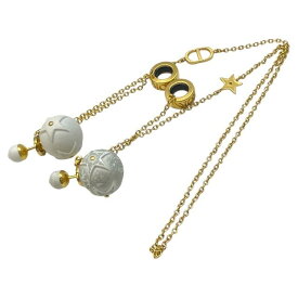 Christian Dior ディオール AirPods Proアクセサリー ピアス トライバルピアス 小物 CDロゴ GP ゴールド ホワイト