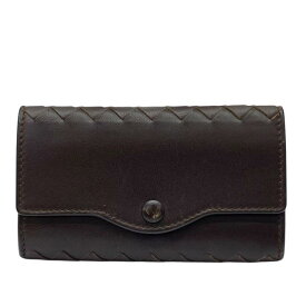 BOTTEGA VENETA ボッテガヴェネタ 6連 キーケース キーフック イントレチャート レザー ブラウン