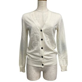 【未使用】BURBERRY バーバリー 4015093 ニット カーディガン アウター トップス ベージュ チェック ウール [サイズ XS]