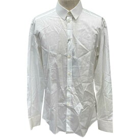 【未使用】DOLCE&GABBANA ドルチェ&ガッバーナ ドルガバ G5EJ0T FR5XZ D&G DG ロゴ シャツ トップス コットン[サイズ 41]