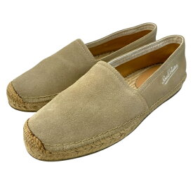 ルイ ヴィトン CL1116 ジュート ビダールライン エスパドリーユ スリッポン ベージュ スエード 麻 LOUIS VUITTON[サイズ8 1/2(約27.5cm)]