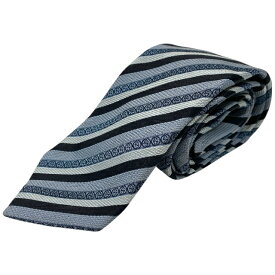 グッチ ネクタイ レギュラータイ ストライプ 総柄 ロゴ GG柄 シルク ネイビー グレー GUCCI