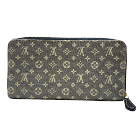 ルイヴィトン M63010 モノグラム イディール ジッピー ウォレット 財布 長財布 アンクル レザー キャンバス LOUIS VUITTON