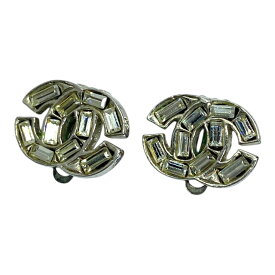 シャネル イヤリング 01P ココマーク ラインストーン シルバー GP アクセサリー ジュエリー CHANEL レディース 高級感 上品デザイン 人気モデル