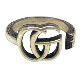 グッチ リング 指輪 インターロッキングGリング ダブルG アクセサリー ジュエリー シルバー SV925 GUCCI [サイズ13] メンズ レディース 高級感 人気モデル 定番デザイン