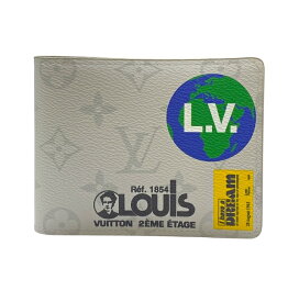 ルイヴィトン M67819 二つ折り財布 折財布 ポルトフォイユ ミュルティプル 札入れ モノグラムブロン レザー ライトグレー LOUIS VUITTON メンズ向け洗練フォルム 正規品の高級ウォレット