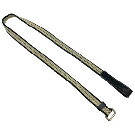 プラダ PRC1325 ベルト リングベルト マジックテープ レザー キャンバス ブラック 黒 ベージュ[サイズ75/30] PRADA ユニセックス向け実用的デザイン 正規品のカジュアルベルト