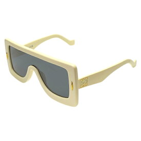 ロエベ LW40104I 25A 122□0 140 チャンキー アナグラム サングラス アイウェア アクセサリー ロゴ クリーム カラーレンズ LOEWE ユニセックス 人気 定番 モード 洗練 高級感