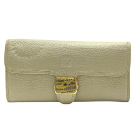 ロエベ 061301 アナグラム 二つ折り 財布 長財布 ロングウォレット ロゴ レザー ベージュ LOEWE レディース 人気 定番 上品 高級感 エレガント