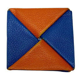 エルメス ズールー コインケース コインパース 小銭入れ シェーブル オレンジ ブルー HERMES レディース 人気 定番 上品 高級感 かわいい