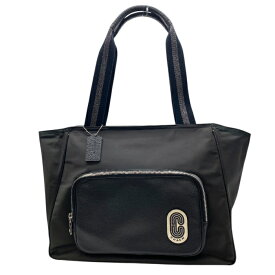 コーチ F91061 91061 トートバッグ ハンドバッグ 肩掛け ロゴ ナイロン レザー ブラック COACH ユニセックス 人気 定番 上品 高級感 収納力