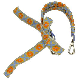 美品 フェンディ ミニ ストラップユー ショルダーストラップ アクセサリー フラワー 花柄 リボン キャンバス ブルー ベージュ ピンク FENDI 正規品 バッグ用 着脱式 スタイルアップ デザインストラップ