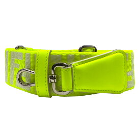 フェンディ ロング ズッカ柄 ストラップユー ショルダーストラップ アクセサリー FFロゴ シルバー ネオン イエロー FENDI コーデの幅を広げる人気アイテム 正規品 上質仕上げ