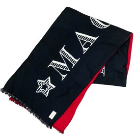 グッチ マフラー ストール マフラー GUCCIFY MAGNETISMO リバーシブル 大判 ロゴ ウール 赤 レッド 黒 ブラック　GUCCI 存在感 上品 洗練 防寒 スタイリング 汎用性