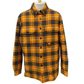 未使用 バーバリー チェック ブレンド ジャケット フランネル シャツ オレンジ ウール コットン 8064610 BURBERRY メンズ 未使用 上質 洗練 クラシック感 軽やか 季節感