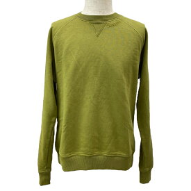 バーバリー 刺繍 ロゴ スウェット シャツ トレーナー トップス カーキ グリーン系 コットン8062563 BURBERRY メンズ リユース 上質 刺繍入り 洗練 カジュアル感 季節感