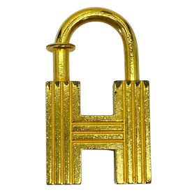 エルメス 新世紀の第一歩 カデナ パドロック 2000年限定 Hモチーフ チャーム 小物 アクセサリー GP ゴールド HERMES コレクション 記念 意匠 保存価値