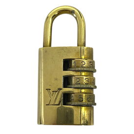 ルイ ヴィトン カデナ パドロック ダイヤル式 南京錠 チャーム 小物 アクセサリー ゴールドLOUIS VUITTON コレクション 実用性 重厚感 定番