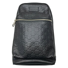 グッチ グッチシマ クロスボディバッグ ベルトバッグ ウエストバッグ ショルダーバッグ ロゴ レザー ブラック 523234 GUCCI 機能美 洗練意匠 高級感 都会的 実用性