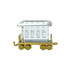 スワロフスキー クリスタルメモリーズ トレイン オブジェ フィギュリン インテリア 置物 列車 2004年廃盤 ゴールド クリスタル SWAROVSKI 記念品 精緻造形 鑑賞用 コレクション性