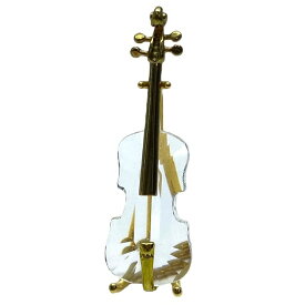 スワロフスキー クリスタルメモリーズ バイオリン オブジェ フィギュリン インテリア 置物 2002年廃盤 ゴールド クリスタル SWAROVSKI 記念モデル 精緻造形 鑑賞用 コレクション性