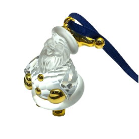 スワロフスキー オーナメント サンタクロース オブジェ フィギュリン インテリア 置物 2007年廃盤 ゴールド クリスタル SWAROVSKI 季節演出 記念モデル 精緻造形 鑑賞用 コレクション性