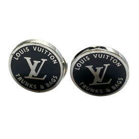 現行 ルイヴィトン カフリンク・LV アワード カフス カフスボタン アクセサリー 小物 ロゴ シルバー ダミエケース付き M00912 LOUIS VUITTON フォーマル ビジネス 上品 洗練