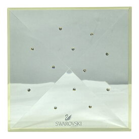スワロフスキー アクセサリートレイ ジュエリープレート インテリア 置物 正方形 ノベルティ クリスタル ストーン アクリル SWAROVSKI 空間演出 装飾性 高級感 実用性