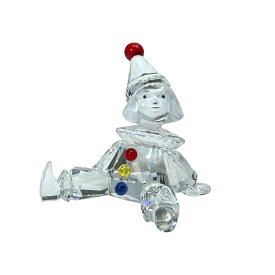 スワロフスキー パペット人形 ピエロ オブジェ フィギュリン インテリア 置物 クリスタル 廃盤品 SWAROVSKI 空間演出 装飾性 高級感 収集価値