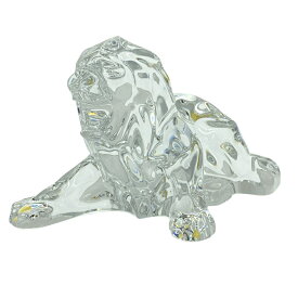 バカラ オブジェ 置物 インテリア フィギュリン セシル ライオン アニマル 大型 クリア クリスタル ガラス Baccarat 動物モチーフ 透明感 上質感 鑑賞用 コレクション性