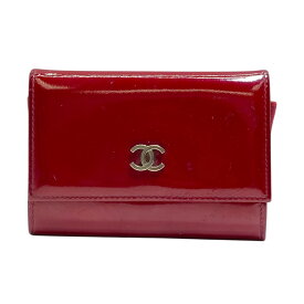 シャネル コインケース 小銭入れ カードケース パスケース ココマーク パテント レザー レッド 7番台 CHANEL 上品 洗練 定番 高級感 実用性 汎用性