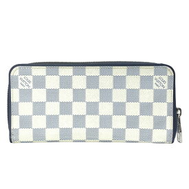 ルイ ヴィトン ダミエ アズール 長財布 コーストライン ジッピー・ウォレット ヴェルティカル N62632 LOUIS VUITTON 洗練 上品 高級感 エレガント ラグジュアリー 収納力 スマート フォーマル ビジネス 日常使い 長期愛用