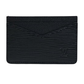 美品 ルイヴィトン ネオ・ポルトカルト カードケース パスケース コンパクト エピ レザー ブラック M67210 LOUIS VUITTON 上品 洗練 高級感 軽量 実用性 存在感