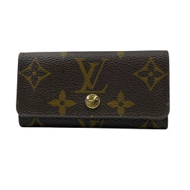ルイヴィトン 4連 モノグラム ミュルティクレ4 キーケース コンパクト レザー ブラウン M62631 LOUIS VUITTON 上品 洗練 高級感 コンパクト 軽量 定番 スタイリッシュ カジュアル トレンド 万能