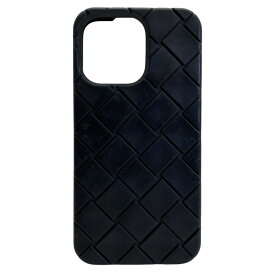 ボッテガヴェネタ iPhone14 Pro スマホケース iPhoneケース スマホカバー イントレチャート ラバー シリコン ブラック 黒 BOTTEGA VENETA 上品 洗練 高級感 軽量 耐久性 実用性 定番 スタイリッシュ カジュアル トレンド
