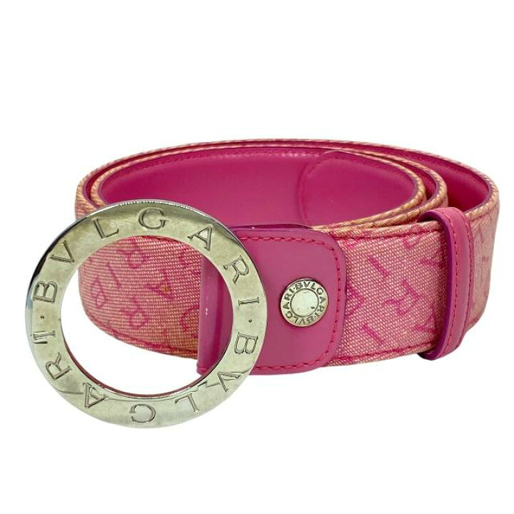 楽天市場】BVLGARI ブルガリ ロゴマニア ベルト サークルバックル  