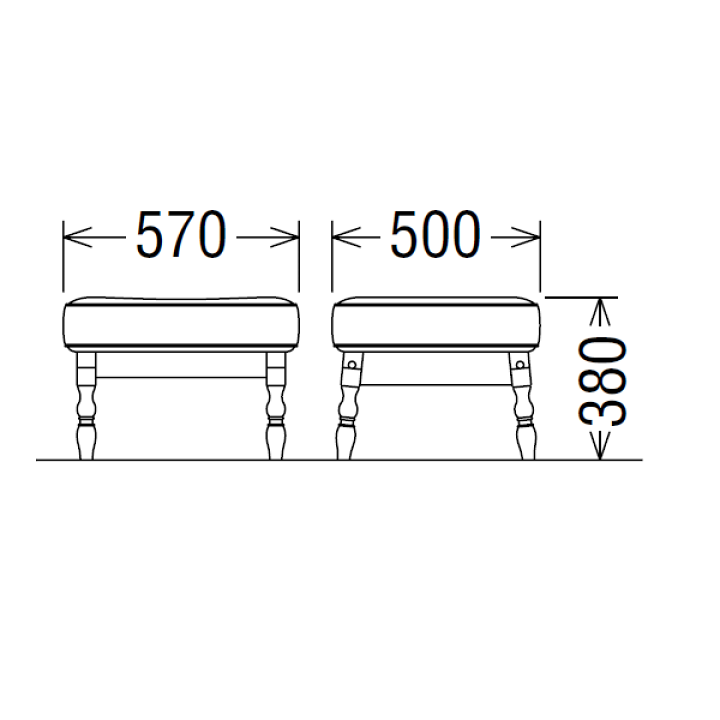 楽天市場】カリモク スツール オットマン コロニアル RC60モデル