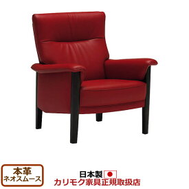 カリモク アームチェア 1人掛けソファ ZW37モデル 本革張 肘掛椅子 【COM オークEHKYQA/ネオスムース】【ZW3700-NS】