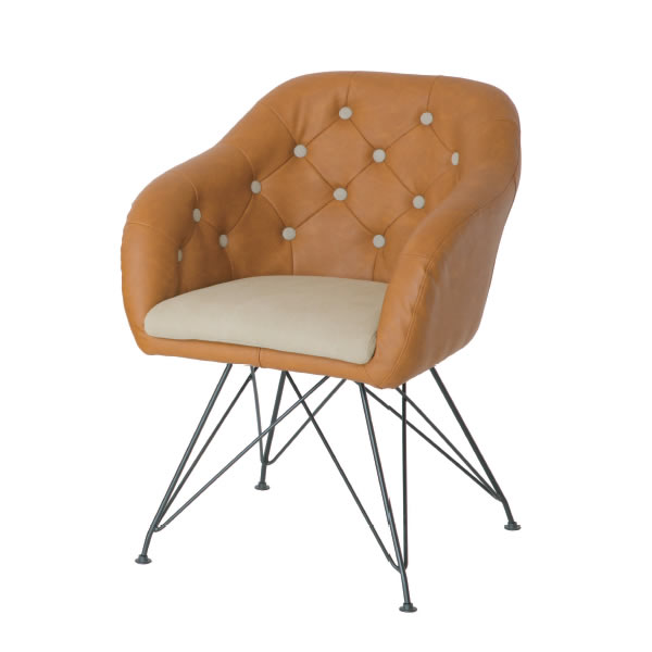 デザインチェア chair ショップ stool チェアー BE-BR 出群 IC-CH-2803BE-BR ベージュ-ブラウン