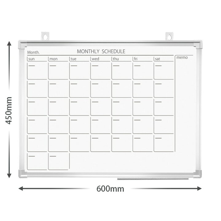 楽天市場 プラス Plus ホワイトボード 604 454mm 壁掛カレンダー 黒マーカー イレーザー 小 ペントレー付 Pwk 0604ssc 428 406 イーコンビ楽天市場店