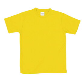 アーテック ATドライTシャツ 130cm イエロー 150gポリ100% #38384 運動会 発表会 イベント シャツ Tシャツ 衣料