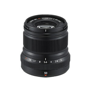【最大2,000円オフCOUPON 11月1日-6日9時59分まで】【送料無料】 FUJIFILM<富士フイルム> フジノン XFレンズ ブラック XF50MMF2RWRB