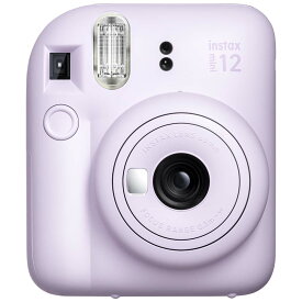 【12月4日20時-11日1時59分までエントリーで2人に1人が最大全額ポイントバック】FUJIFILM＜富士フイルム＞ チェキカメラ instax mini12 ライラックパープル INSTAX mini12 PURPLE インスタントカメラ チェキ カメラ 簡単 明るい レンズ セルフィー 接写 紫