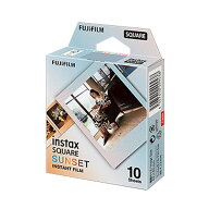 富士フィルム FUJIFILM チェキスクエアフィルム SUNSET 16800397 instax SQUARE 絵柄フィルム