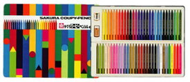 サクラクレパス SAKURA CRAY-PAS クーピーペンシル クーピー 60色 缶入り 色鉛筆 文具 文房具 子供 FY60