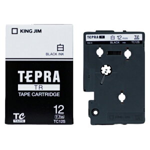 �L���O�W����KING JIM���e�v���@TR�e�[�v�J�[�g���b�W �����x���@������ TC12S-H�@12mm���@7.7m
