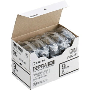 �y12/20(�y)24h���聚���I��2�l��1�l���ő�S�z�|�C���g�o�b�N���v�G���g���[�z�L���O�W����KING JIM���e�v���uPRO�v�e�[�v�G�R�p�b�N(5����)�@�����x���@������ SS9K-5P�@9mm���@8m