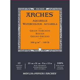 マルマン maruman アルシュ 水彩紙パッド 300g 荒目 23×31mm 1795102 ARCHES 高級水彩紙 水彩 鉛筆 アクリル絵の具 インク 色鉛筆 アート