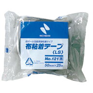 ニチバン　布粘着テープ中軽量物封かん用　黒 1216-50