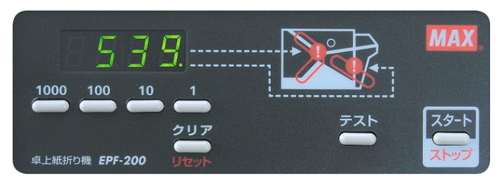 楽天市場】マックス(MAX) A4対応自動紙折り機 EPF-200／50Hz 